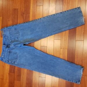 38 x 34 men's denim blue jeans Kirkland brand